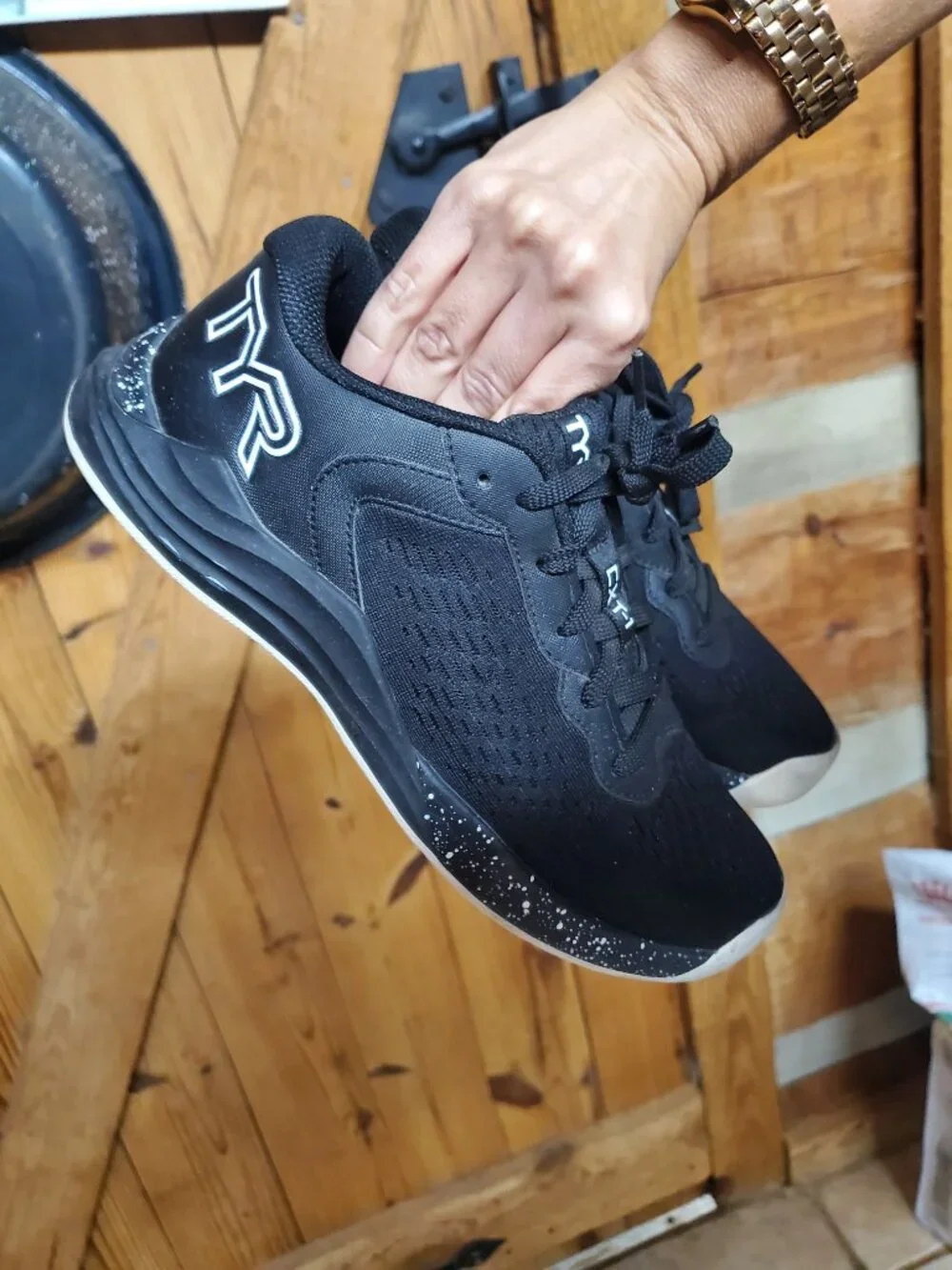 Unisex TYR CXT-1 Trainer Black White CrossFit Weightlifting Shoes
